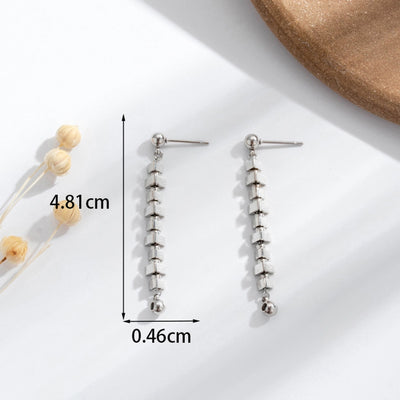 Simple Style Drop Earrings