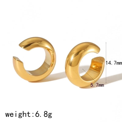 Vintage Style Round Ear Cuffs