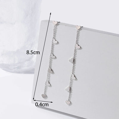 Simple Style Drop Earrings