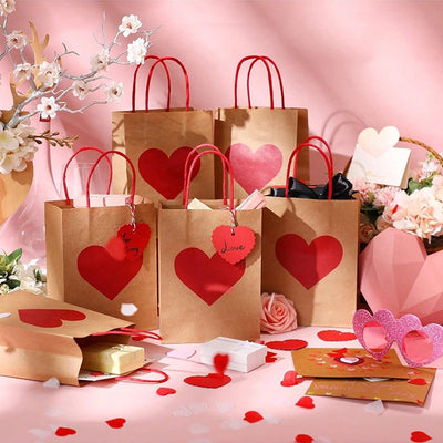 Valentine'S Day Elegant Paper Wedding Party Gift Bags