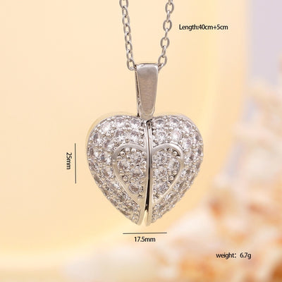 Glam Sexy Heart Pendant Necklace