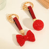 Cute Luxurious Ball Bow Knot Keychain