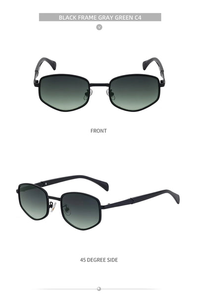 Elegant Streetwear Full Frame Men's Sunglasses