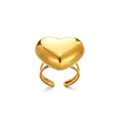 Classic Style Round Star Heart Shape Rings