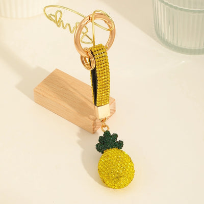 Cute Luxurious Pineapple Keychain