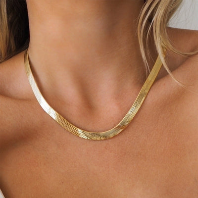 French Style Geometric Necklace