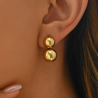 Simple Style Drop Earrings