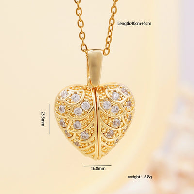 Glam Sexy Heart Pendant Necklace