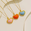 Elegant heart pendant necklace