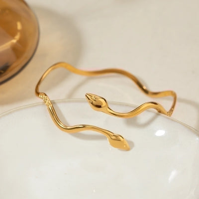 Retro Snake Bangle