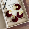 Vintage modern Style ear Studs