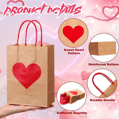 Valentine'S Day Elegant Paper Wedding Party Gift Bags