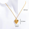 Modern Style Heart Shape Pendant Necklace