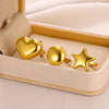 Classic Style Round Star Heart Shape Rings