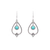 Retro Ethnic Style Water Droplets Drop Earrings