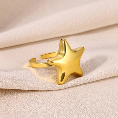 Classic Style Round Star Heart Shape Rings